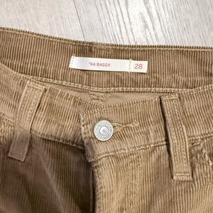 Levi's corduroy brown 94 baggy pants
